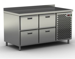 Столы холодильные / морозильные с ящиками (СШС-4,0 GN/ СШН-4,0 GN)