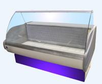 Низкотемпературные холодильные витрины "Таир" со встроенным холодообеспечением
