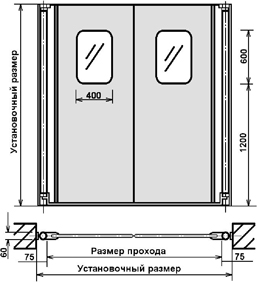 TELEDOOR Дверь со смотровым окном Doorlen 20