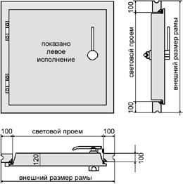 TELEDOOR Среднетемпературные люки GL 12