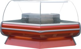Витрины угловые 