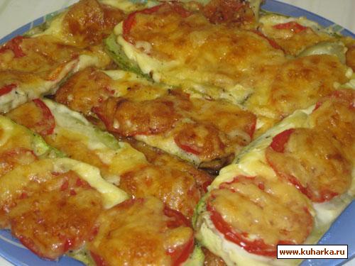 Цуккини с помидорами