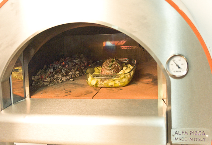Печь для пиццы ALFAPIZZA На Дровах 5 MINUTE оранж 