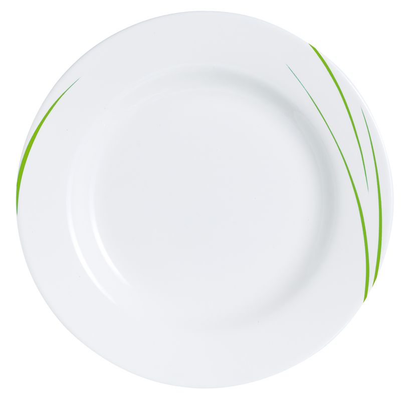 Тарелка десертная зеленый декор ARC/TORONTO 19,5см E6162 