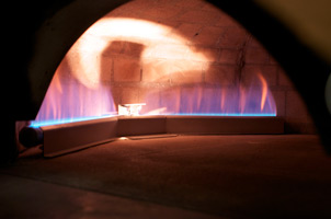 Печь для пиццы CEKY газ S100 квадратная фронт керамическая плитка