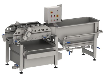 KRONEN Моечная машина с вибрационным выносным столом GEWA2600V ECO