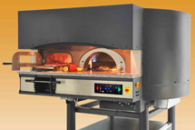 Печи для пиццы ротационные газ (электрика)/дрова Morello Forni MR BBQ