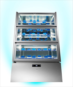 800 литровые холодильный и морозильный шкафы LUXOR DOUBLE SPACE от фирмы  SAGI (Италия)